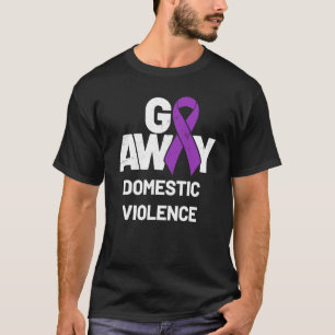 Purple Ribbon  National Domestic Violence Awarenes T-Shirt