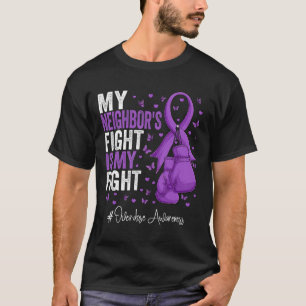 Purple Ribbon Neighbor Overdose Awareness T-Shirt