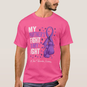 Purple Ribbon Partner Chiari Malformation Awarenes T-Shirt