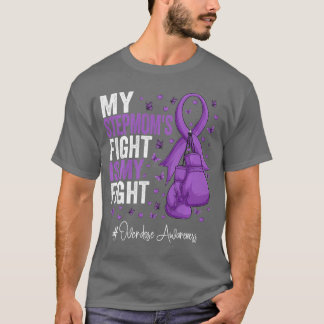 Purple Ribbon Stepmother Overdose Awareness Long S T-Shirt