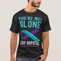 Purple Ribbon Support Suicide Prevention Awareness T-Shirt