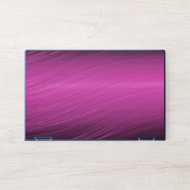 Purple Rich Purple Pink Paper HP Laptop Skin (Front)