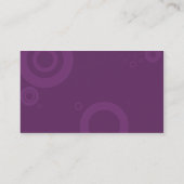 purple rings business card (Back)