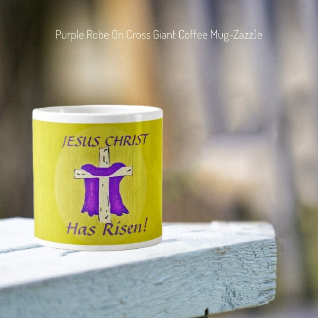 Purple Robe On Cross Giant Coffee Mug (Creator Uploaded)