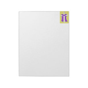 Purple Robe on Cross Notepad