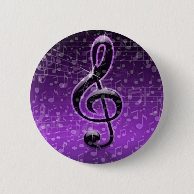 Purple Rocks!_ Pinback Button (Front)