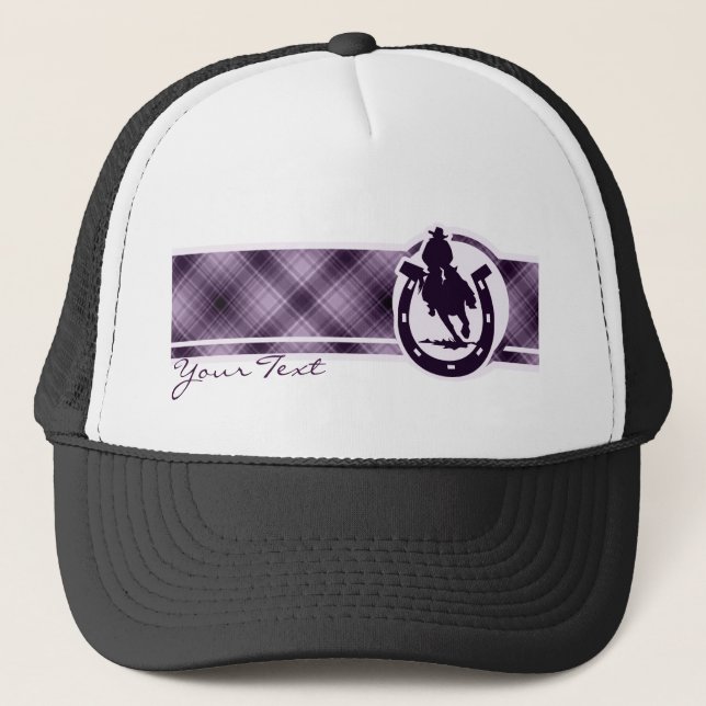 Purple Rodeo Trucker Hat (Front)