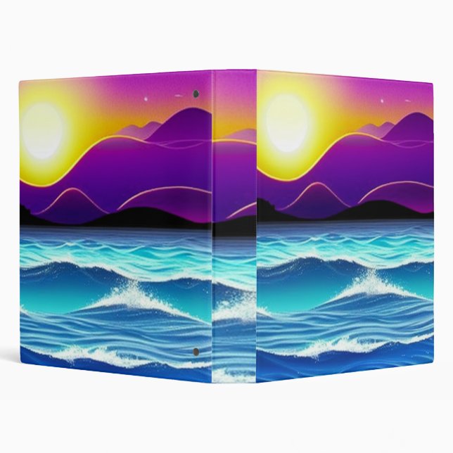 Purple Rolling Hills Binder (Background)