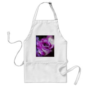 Purple Rose Adult Apron
