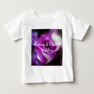 Purple Rose Baby T-Shirt