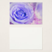 Purple Rose Background Customized Template (Front & Back)