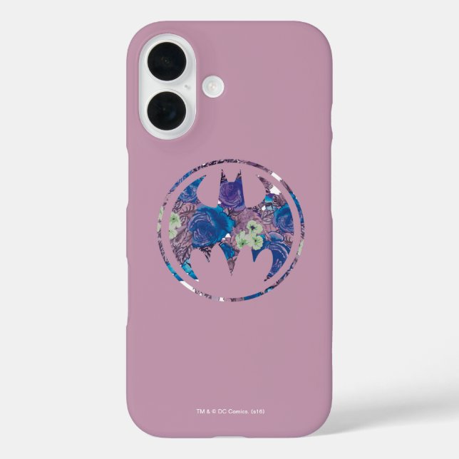 Purple Rose Bat Signal Case-Mate iPhone Case (Back)