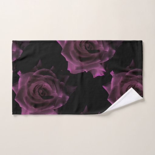 Purple Rose Bath Towel Set Zazzle