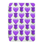 Purple Rose Emoji Ipad Mini Smart Cover at Zazzle