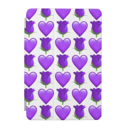 Purple Rose Emoji Ipad Mini Smart Cover