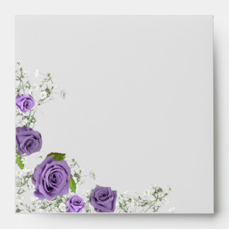 Purple Rose Envelope