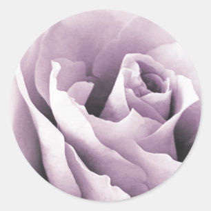 Purple Rose Envelope Seal Sticker