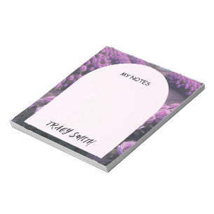 Purple Rose Garden Notepad