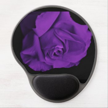 Purple Rose Gel Mousepad by Designs_Accessorize at Zazzle