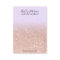 Purple rose gold glitter jewelry earring display