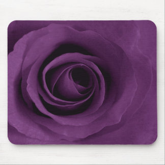 purple rose mouse pad