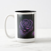 "Purple Rose" Mug Drinkware (Left)