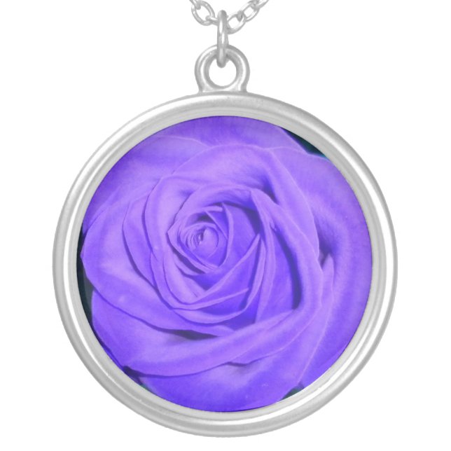 Purple Rose Necklace (Front)