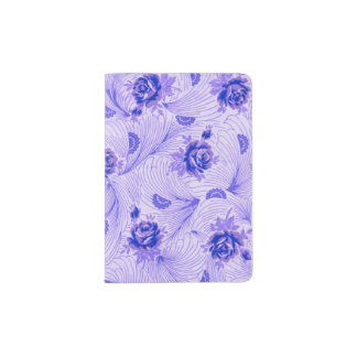 "Purple Rose" Passport Cover