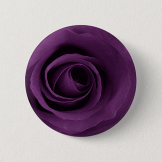 Purple Rose Pinback Button