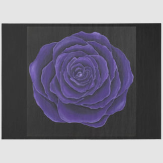 Purple Rose Tissue Paper