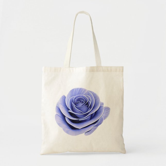 Purple Rose Tote Bag (Front)