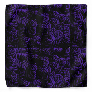 Purple Roses Bandana