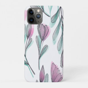 Purple roses iPhone 11 pro case
