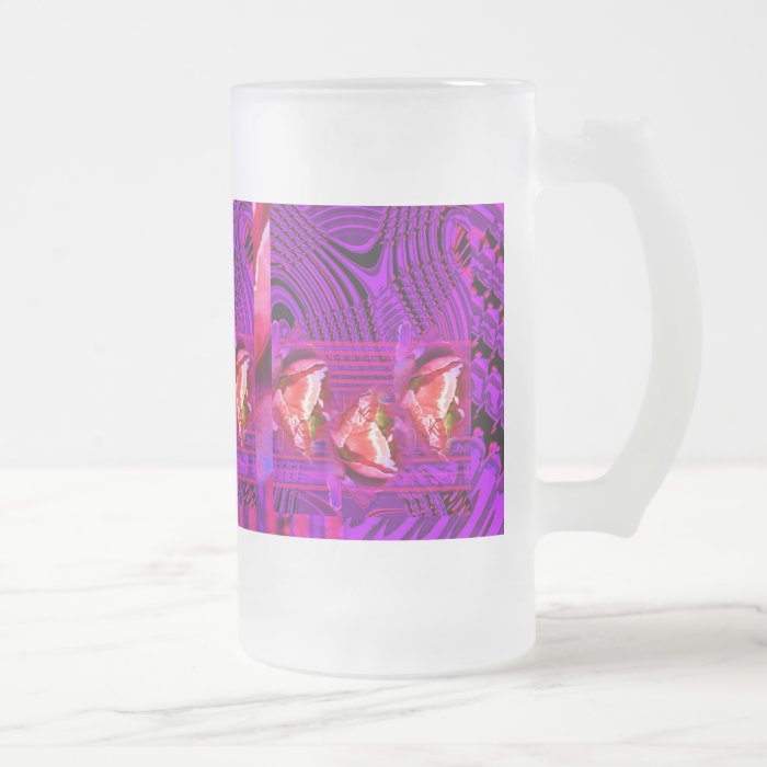 Purple roses dream coffee mug