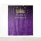 Purple Roses Gold Black Photo Backdrop Tapestries