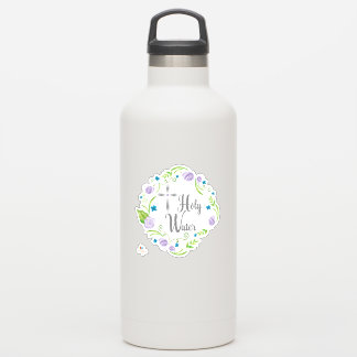 Purple Roses Holy Water Sticker