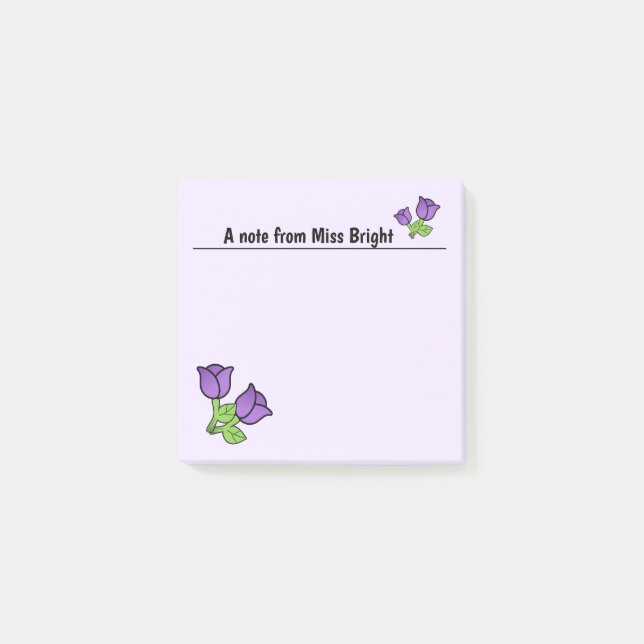 Purple Roses Notes (Front)