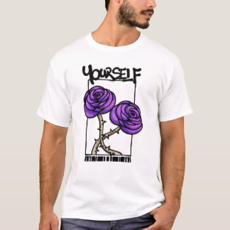 Purple Roses streetwear T-Shirt