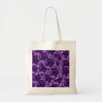 Purple Roses Totebag Tote Bag by ggbythebay at Zazzle