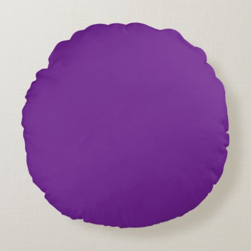 Purple Round Pillow