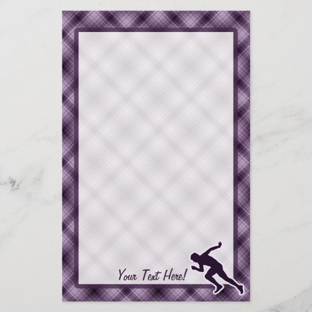 Purple Running Stationery (Front)