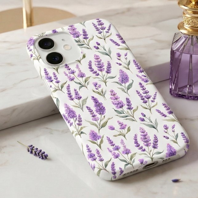 Purple Sage Green Lavender Flowers iPhone Case (Creator Uploaded)