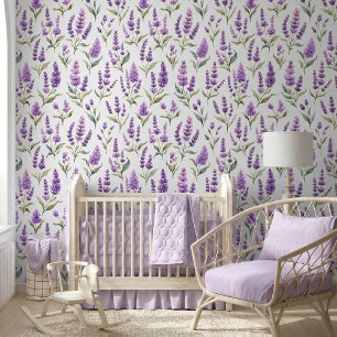 Purple Sage Green Lavender Flowers Wallpaper