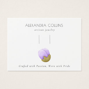 Purple Sakura Blossom Hairclip Barrette Display