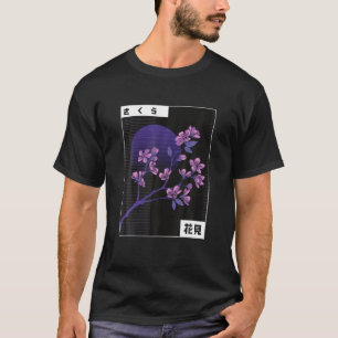 Purple Sakura Flowers Japanese Cherry Blossom T-Shirt