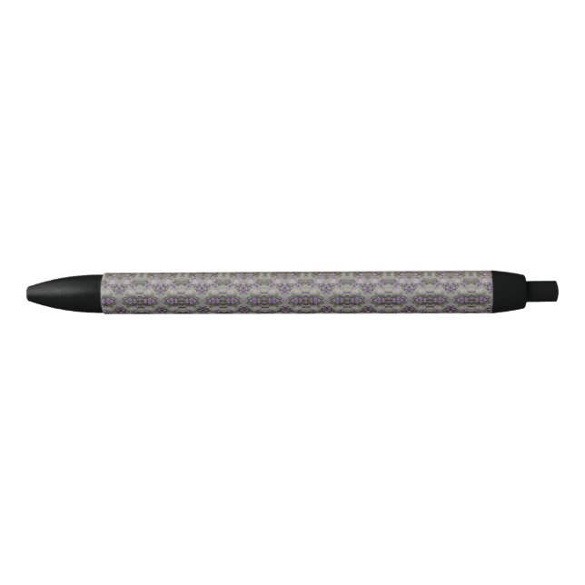 Purple Salt Heliotrope Wildflower Pattern Pen (Front)