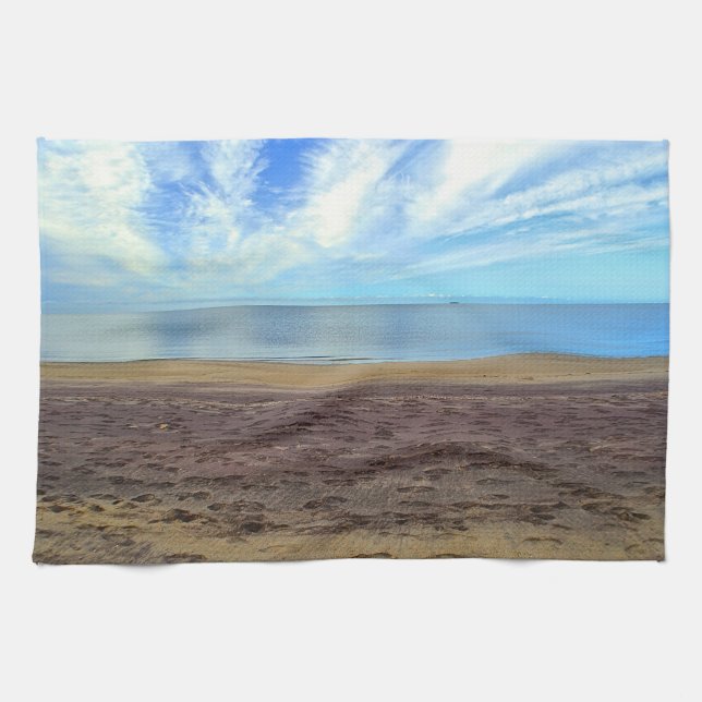 Purple Sand Dishtowel Towel (Horizontal)