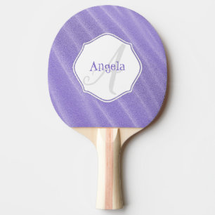Purple Sand Ripples Personalized Ping Pong Paddle