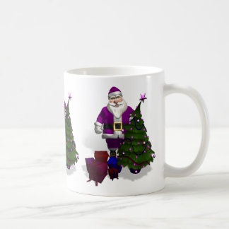 Purple Santa Claus Coffee Mug