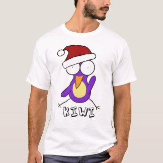 Purple Santa Kiwi T-Shirt